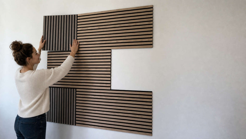 Panel Acustico de Madera Fanal Oak - Modular Wall - Foto 21
