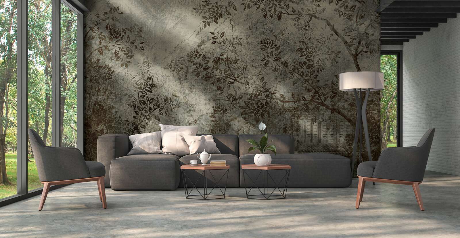 Fotomural AP Contract - Asian Trees