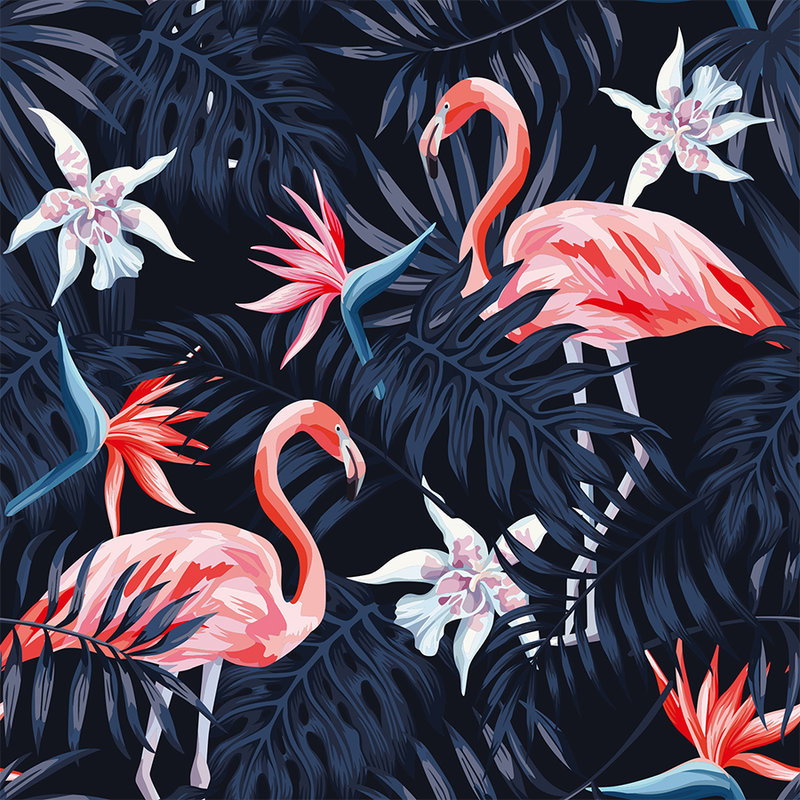 Fotomural Greenery - Flamingo 2