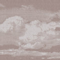 Fotomural Walls by Patel - Clouds 3 - Heavenly photo wallpaper with cloud motif - Nature linen structure - Grey, Pink