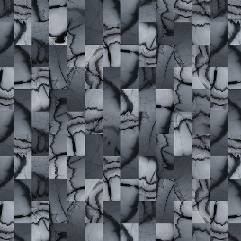 Fotomural Walls by Patel - Cut stone 2 - Photo wallpaper with stone look abstract - Blue, Grey