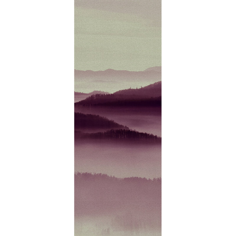 Fotomural Walls by Patel - Horizon Panels 2 - Mystic Forest Photo Wallpaper Panel in Cardboard Structure - Beige, Pink
