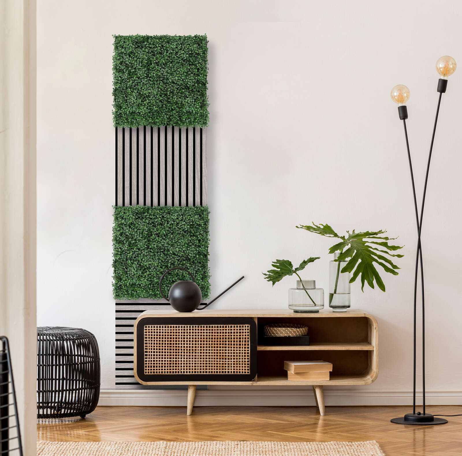 Panel Flora de Diseno Dark Green Design Buxus - Modular Wall - Foto 1