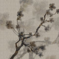 Fotomural Walls by Patel - Twigs 1 - Modern photo wallpaper with natural motif in natural linen structure - Taupe