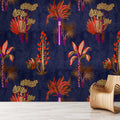 Fotomural Walls by Patel - Lagos 2 - palm mural African Sytle in bright colours