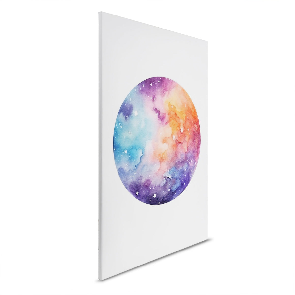Mezcla de colores galáctica - Cuadro en lienzo del universo cósmico