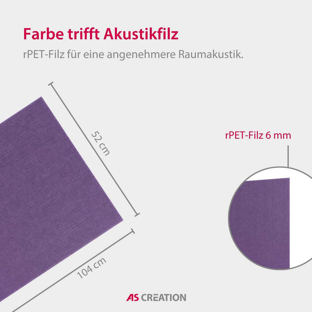 Panel Modular Wall - Plum Purple 104 x 52 x 0.6 cm (13674-6) - Imagen 7