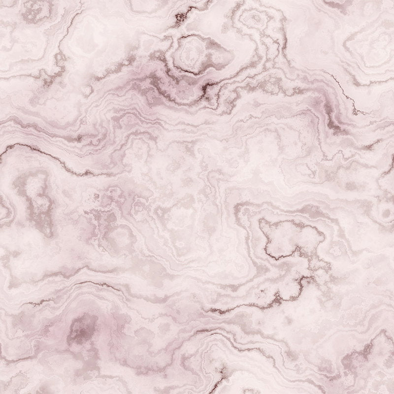 Fotomural Walls by Patel - Carrara 3 - Elegant marble-look wallpaper - Pink, Red