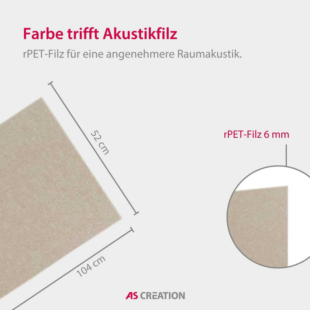 Panel Modular Wall - Sand Beige 104 x 52 x 0.6 cm (13673-9) - Imagen 7