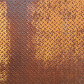 Fotomural Metal mural steel plate rust with diamond pattern - AP Digital 3