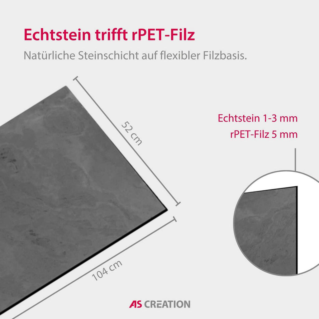 Panel Modular Wall - Black Slate 104 x 52 x 0.7 cm (13672-4) - Imagen 7