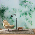 Fotomural Walls by Patel - Panda Paradise 1 - bamboo mural green leaves in the mist