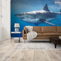 Fotomural Great white shark - animal portrait mural - XXL 3