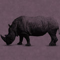 Fotomural Walls by Patel - Modern mural with rhino in graphic style