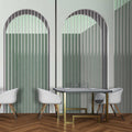 Fotomural Walls by Patel - Escape Room 3 - Architectural wallpaper modern views grey & green