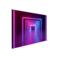 Pintura sobre lienzo Sala con pasillo largo LED Colores