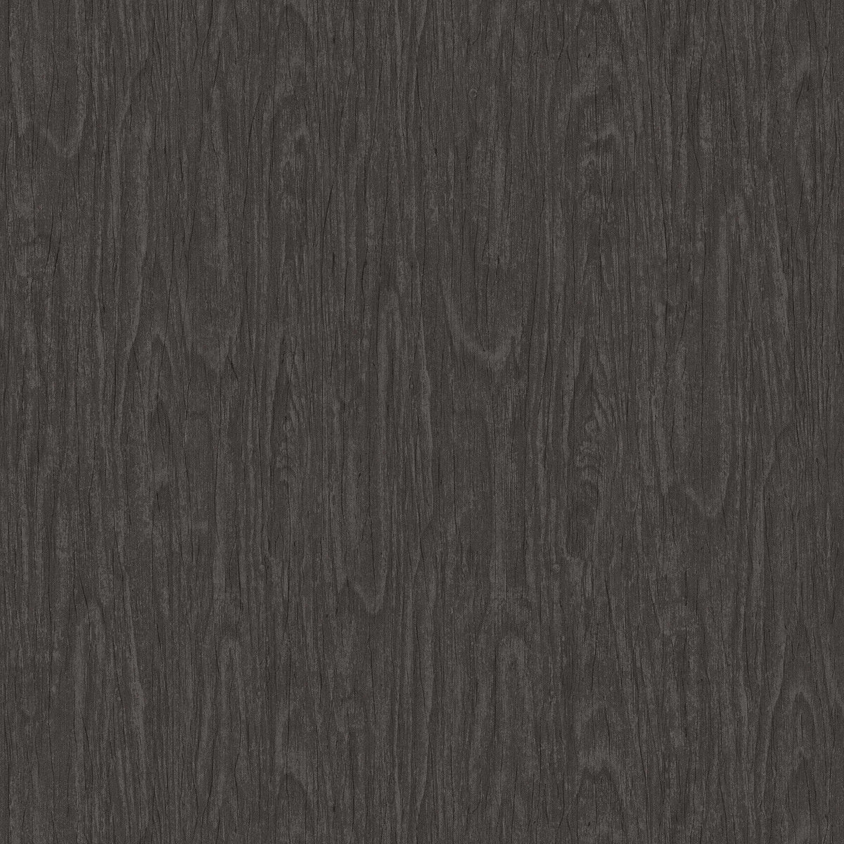 Papel pintado VERSACE Home aspecto madera realista - gris, negro
