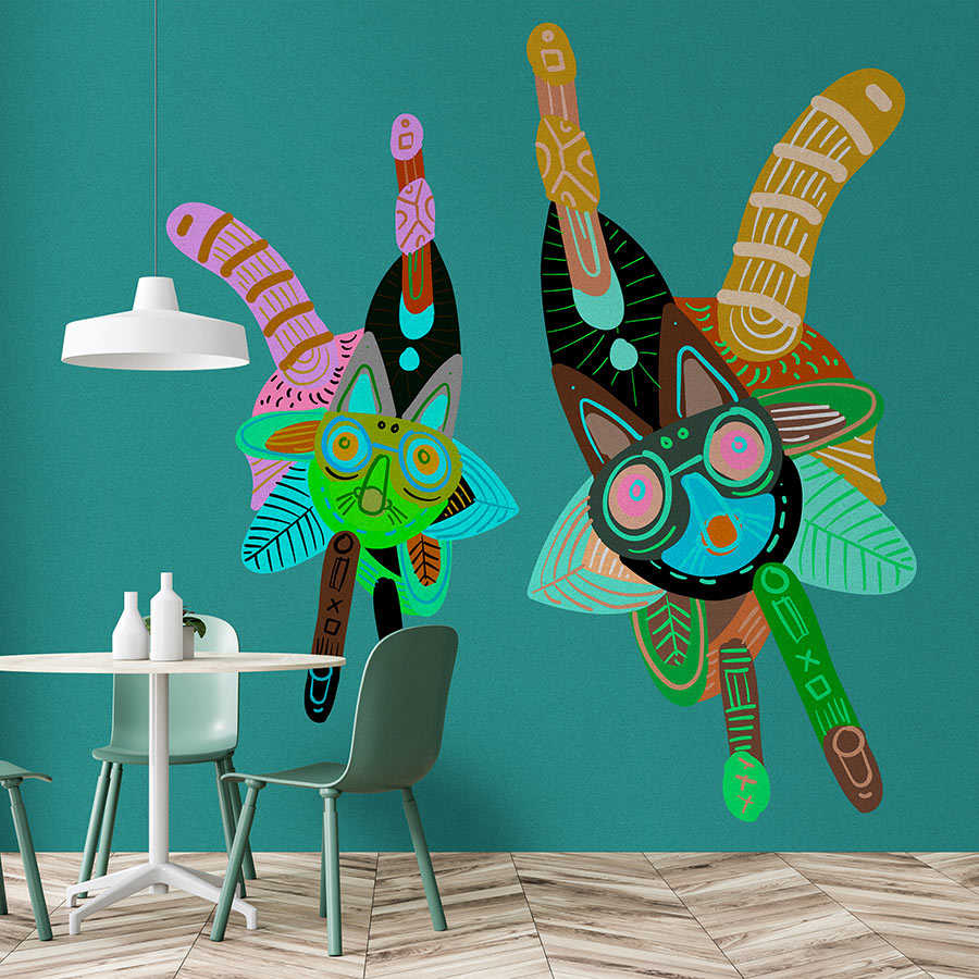 Fotomural Walls by Patel - Looney Land 3 - mural Nursery colourful comic design