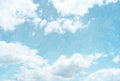 Fotomural Photo wallpaper cloudy sky - blue, white - DD Motive 2