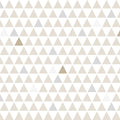 Fotomural Panel XXL 5 - Design wall mural small triangles yellow on premium smooth nonwoven