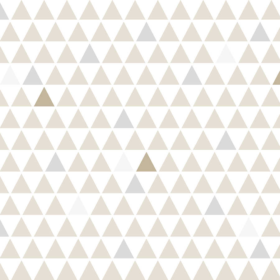 Fotomural Panel XXL 5 - Design wall mural small triangles yellow on premium smooth nonwoven