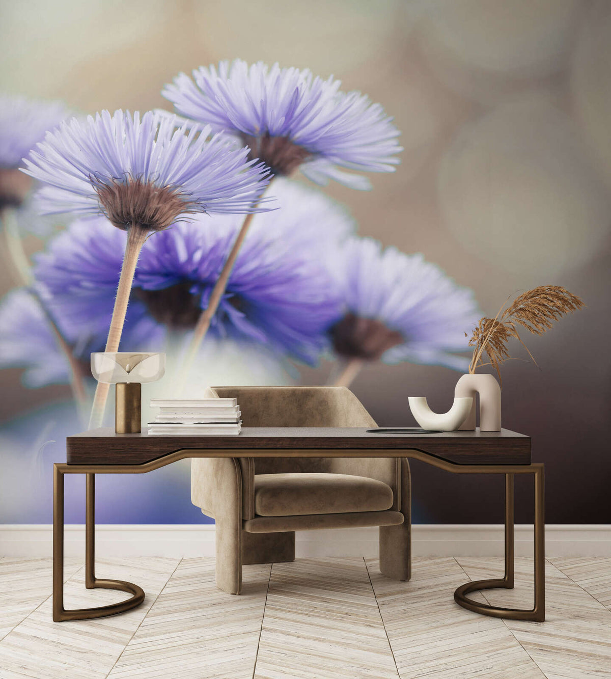 Fotomural XXL 3 - Blume Violett