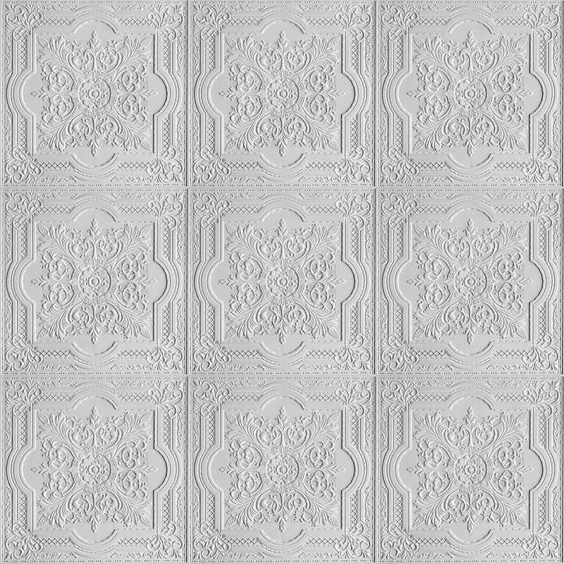 Fotomural Walls by Patel - Photo wallpaper ceiling with print pattern - white