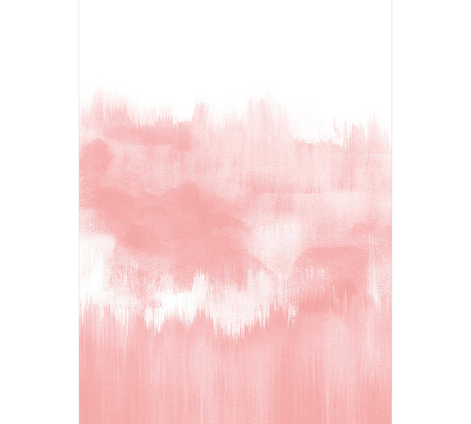 Fotomural Narrow photo wallpaper brush strokes pink - DD Motive 2