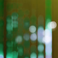 Fotomural Walls by Patel - Big City Lights 2 - Photo wallpaper with light reflections in green - Yellow, Green