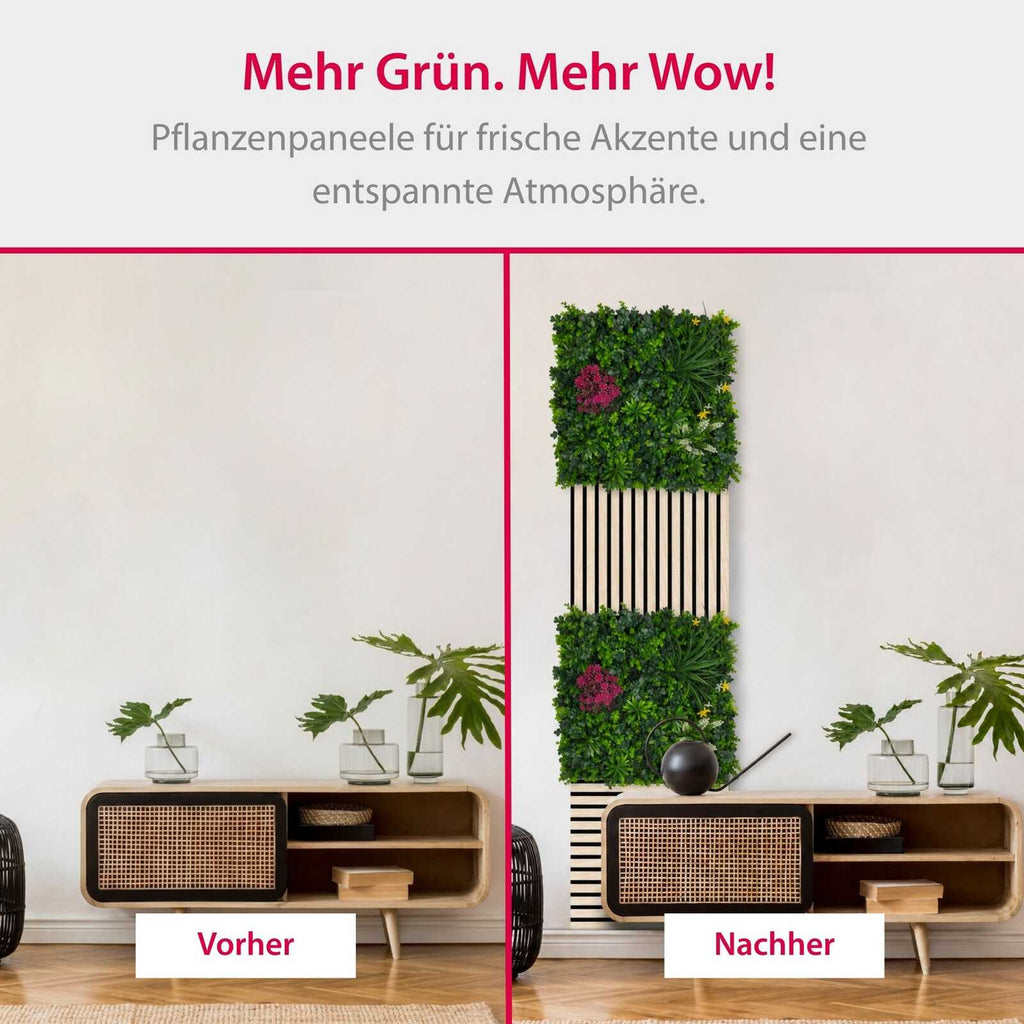 Panel Flora de Diseno Green Blush Mixed Flora - Modular Wall - Foto 5