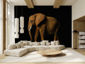 Fotomural Elephant - animal portrait mural - AP Digital 1
