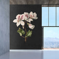 Fotomural Walls by Patel - Midnight Garden 1 - black photo wallpaper lily flower in painting style