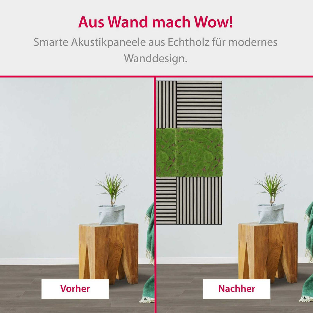 Panel Acustico de Madera Oulanka Oak - Modular Wall - Foto 6