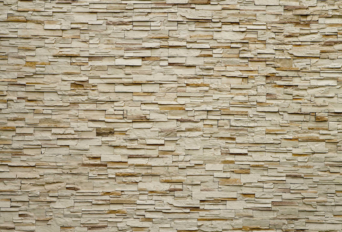 Fotomural Photo wallpaper nature stone wall look - beige - DD Motive 2