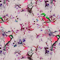 Fotomural Walls by Patel - Birds collage style mural - pink, blue