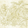 Fotomural Walls by Patel - Photo wallpaper flowers & leaves pattern - cream, beige