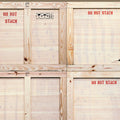 Fotomural Wooden crate 3D design mural in Industrail style - AP Digital 3