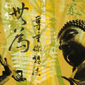 Fotomural Buddha mural Asian Fusion Style - AP Digital 1