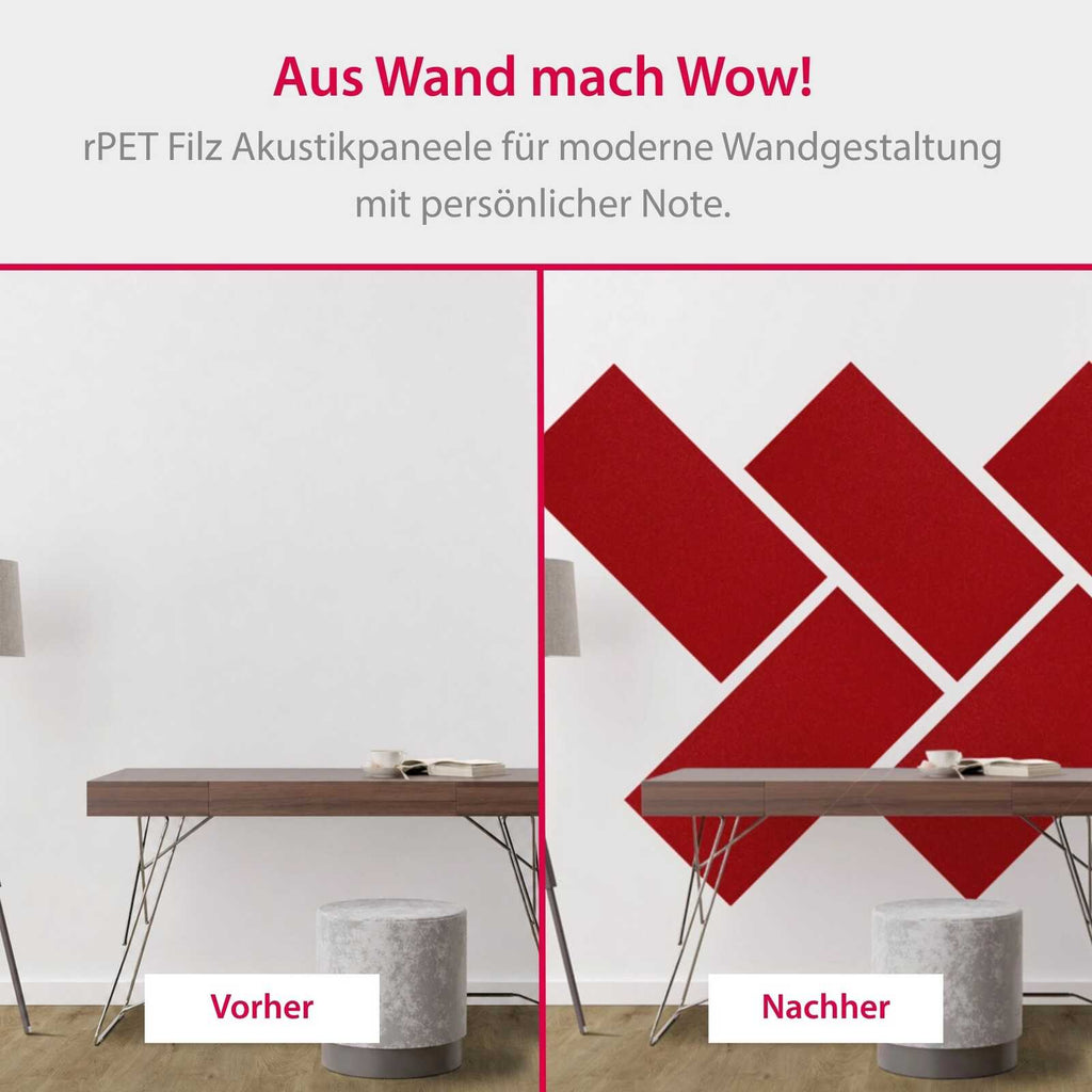 Panel Modular Wall - Cherry Red 104 x 52 x 0.6 cm (13674-7) - Imagen 5