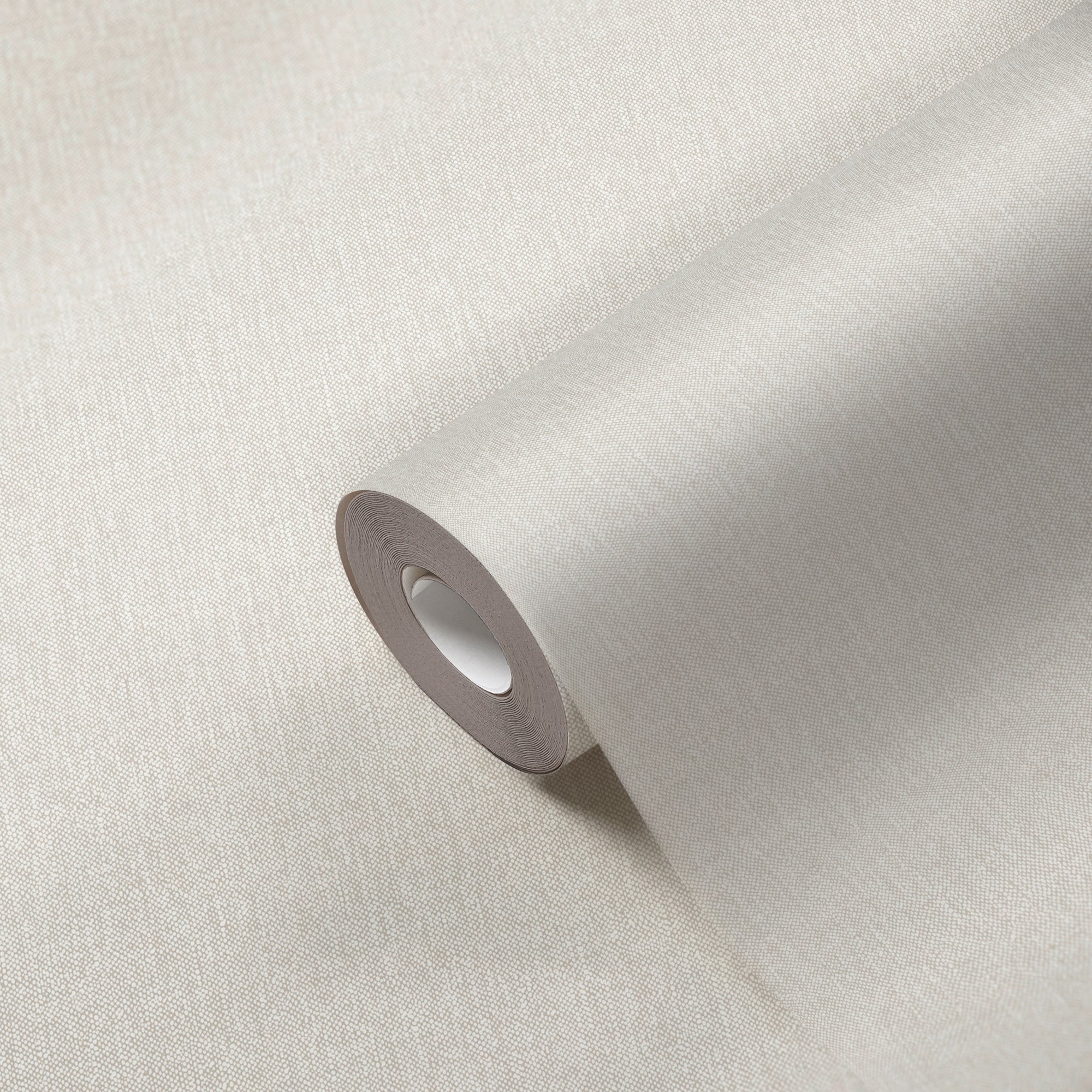 Hochwertige Vliestapete Beige Unitapete