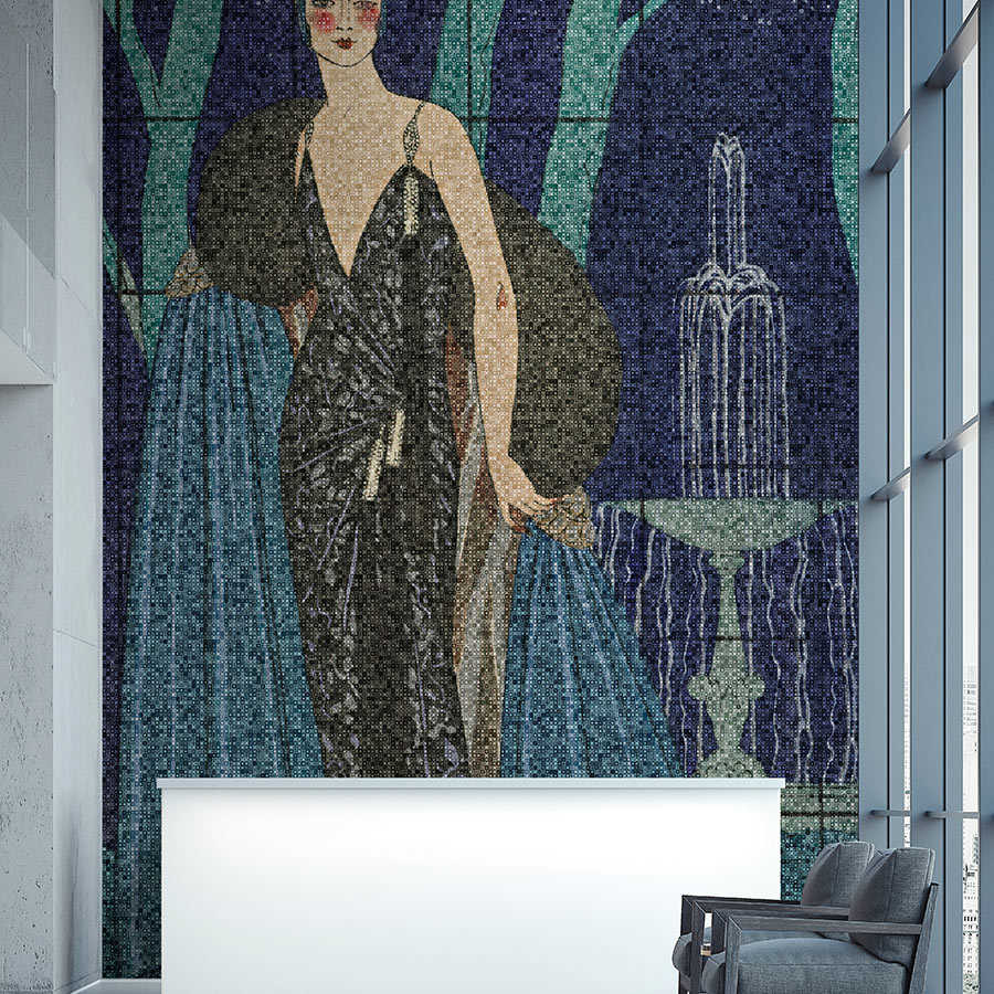 Fotomural Walls by Patel - Scala 3 - Art Deco mural elegant women motif