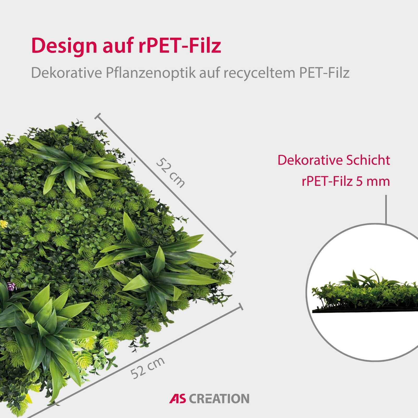 Panel Modular Wall - Tropical Mixed Flora 52 x 52 x 4 cm (13669-3) - Imagen 8