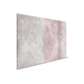 Cuadro lienzo aspecto hormigón con rayas | gris, rosa