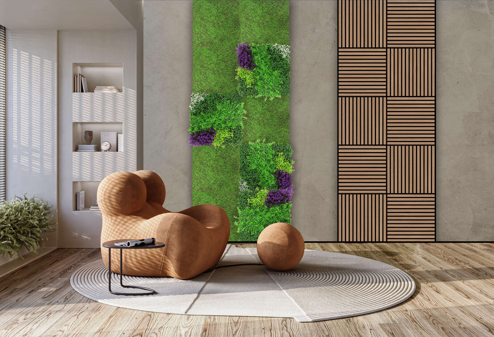 Panel Vegetal Forest Green Ancient Tree - Modular Wall - Foto 1