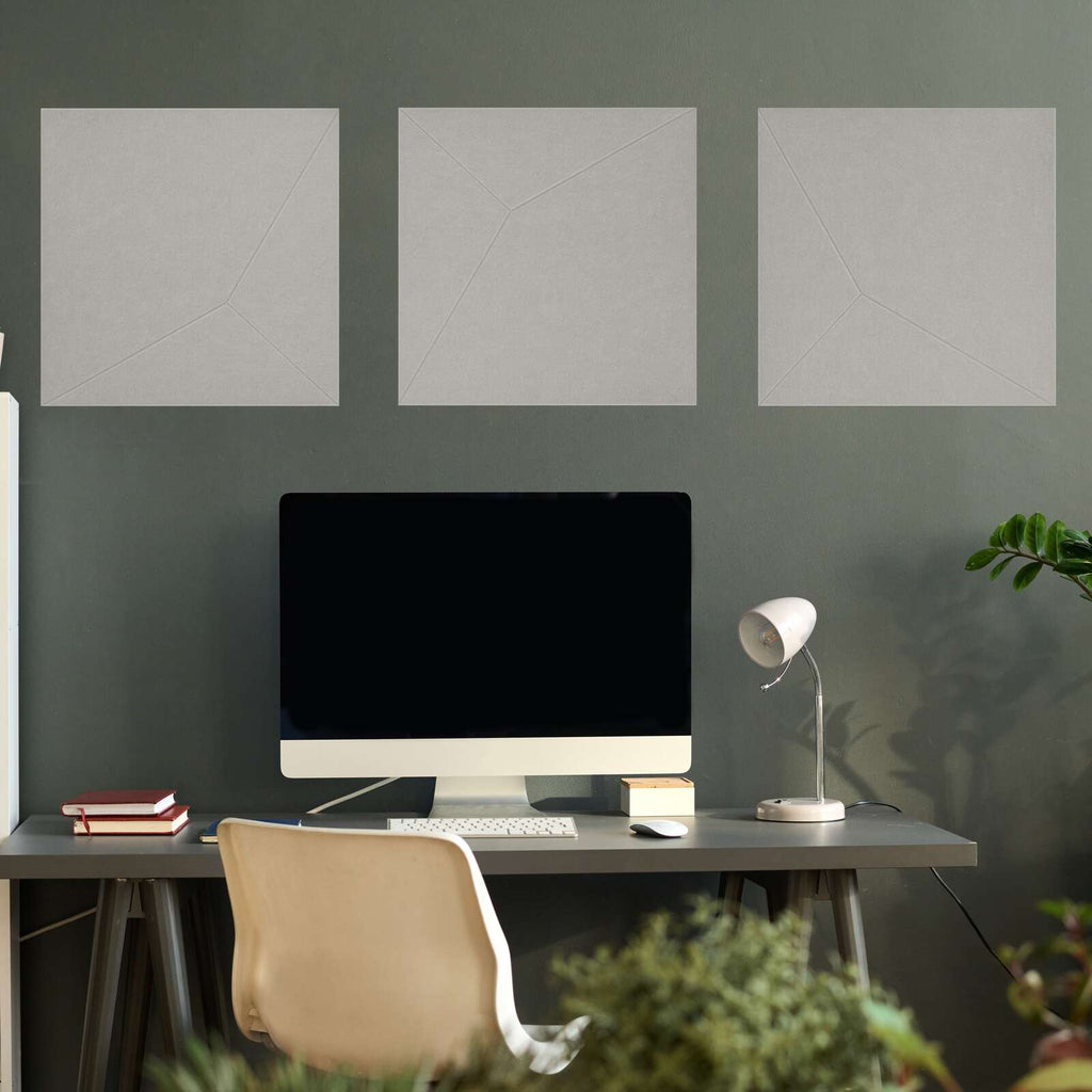 Panel Acustico de Fieltro Cashmere Grey - Modular Wall - Foto 7