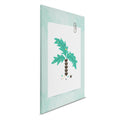 Cuadro lienzo Encanto tropical - Cuadro lienzo con palmera y diseño lúdico para la habitación de los niños