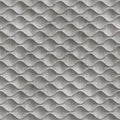 Fotomural Walls by Patel - Concrete 1 - Cool 3D Concrete Waves Wallpaper - Grey, Black