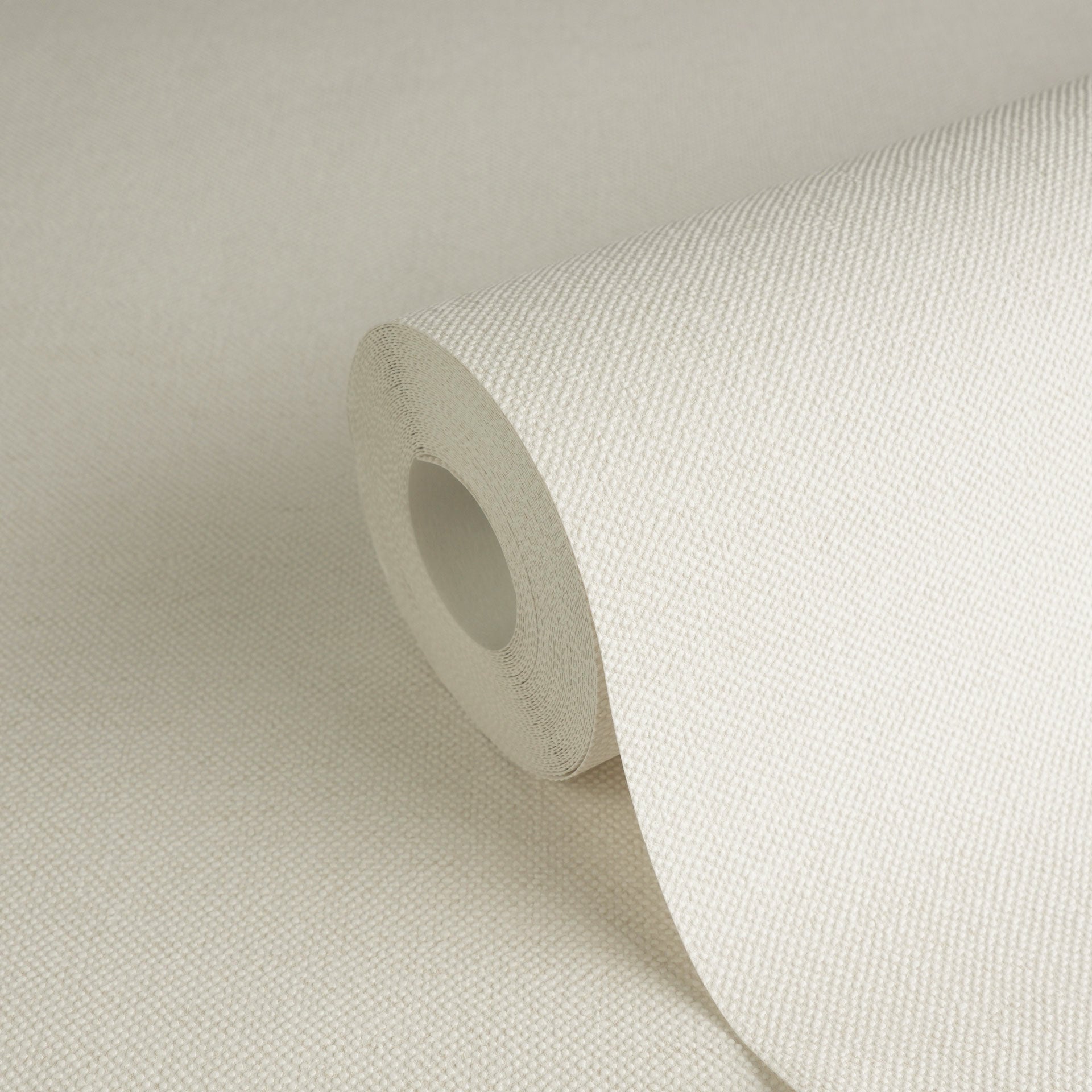 Hochwertige Vliestapete Creme Unitapete