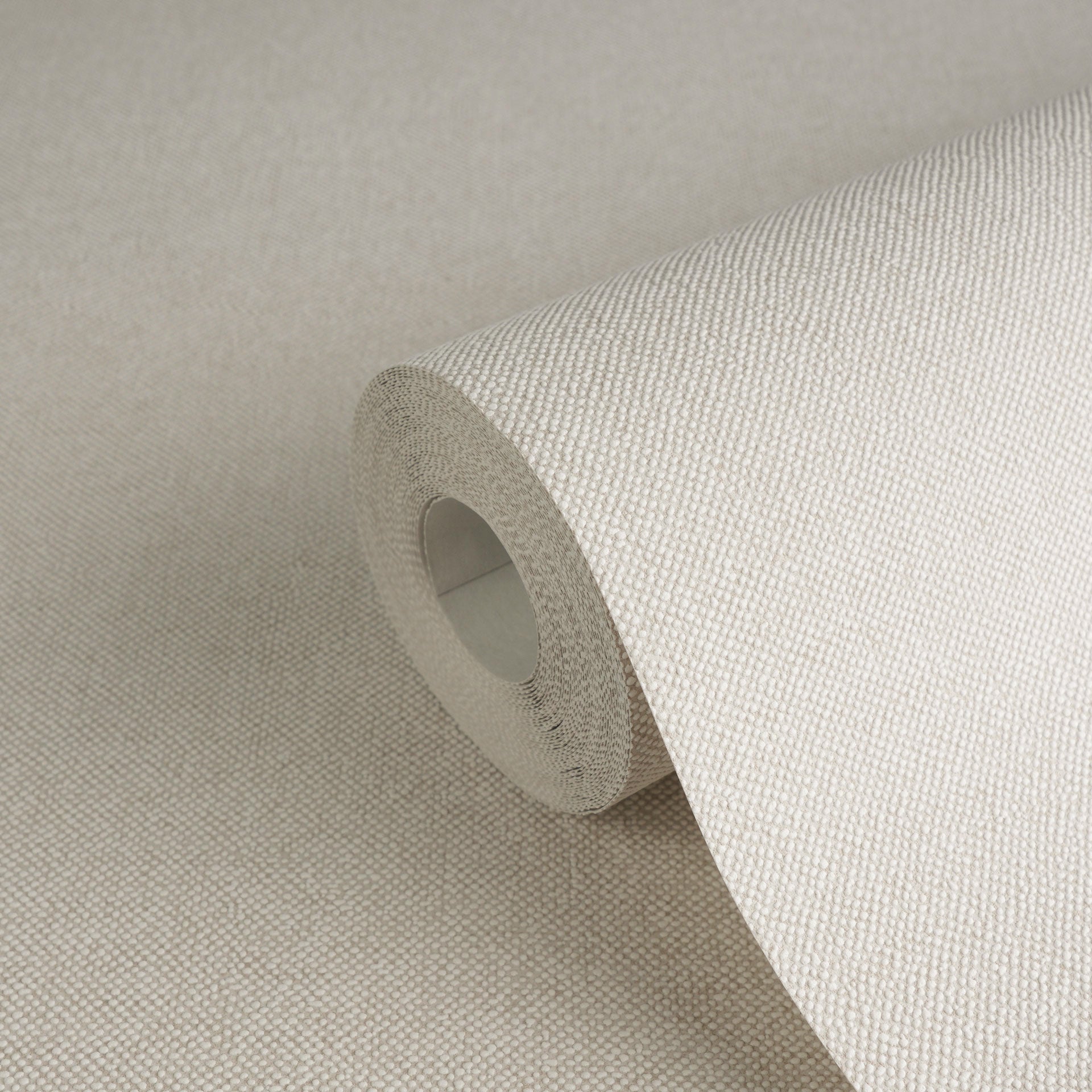 Hochwertige Vliestapete Beige Unitapete