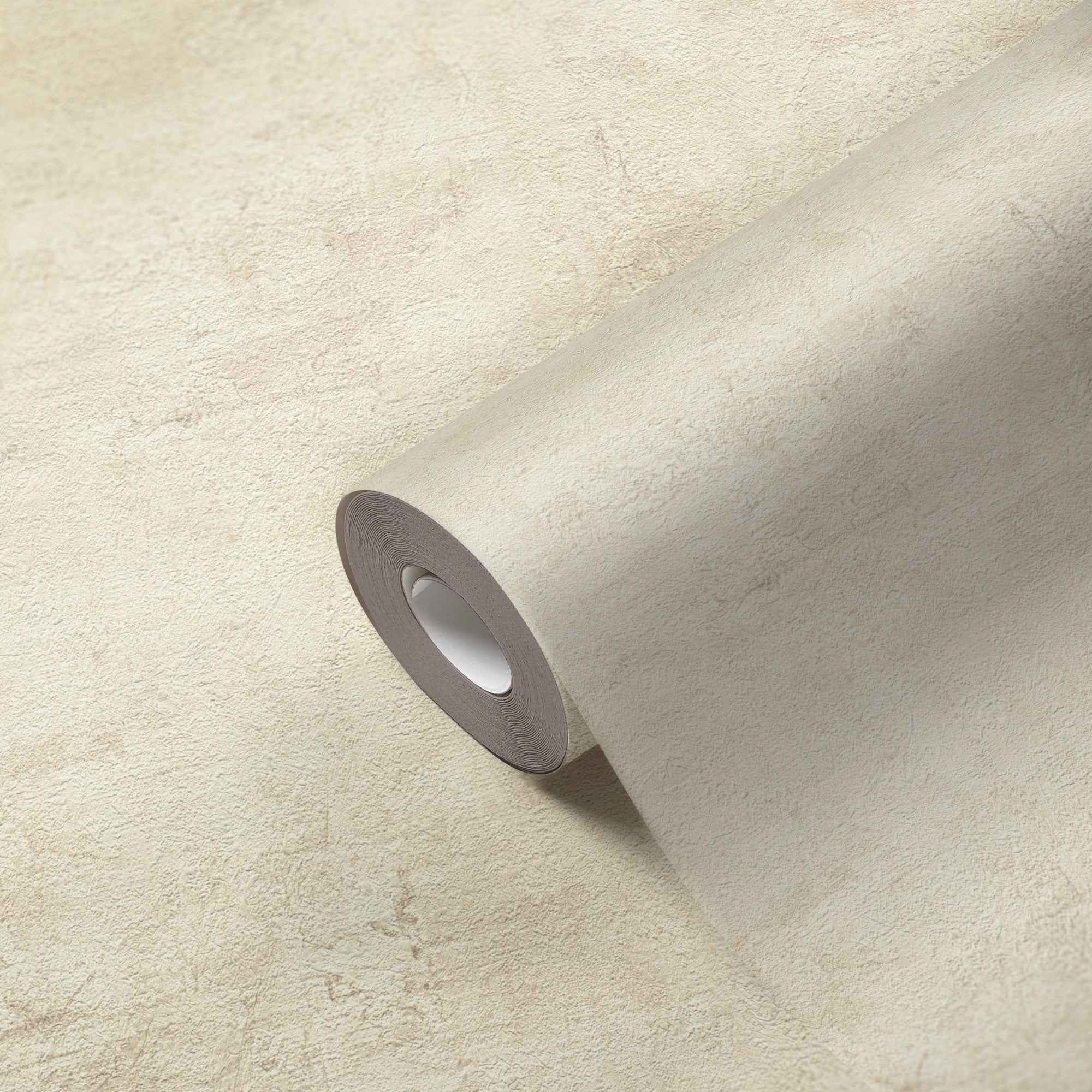Hochwertige Vliestapete Beige Struktur